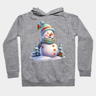 Pastel Snowman Hoodie